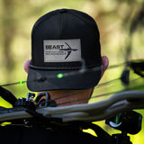 Beast Black Silver Patch Hat