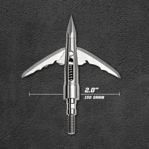 STAINLESS STEEL 2.0IN 150G BROADHEADS