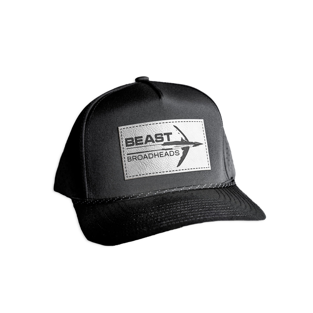 Beast Black Silver Patch Hat