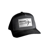 Beast Black Silver Patch Hat