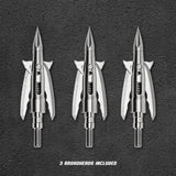 2.0IN 150G Stainless Steel Broadhead - 3 Pack